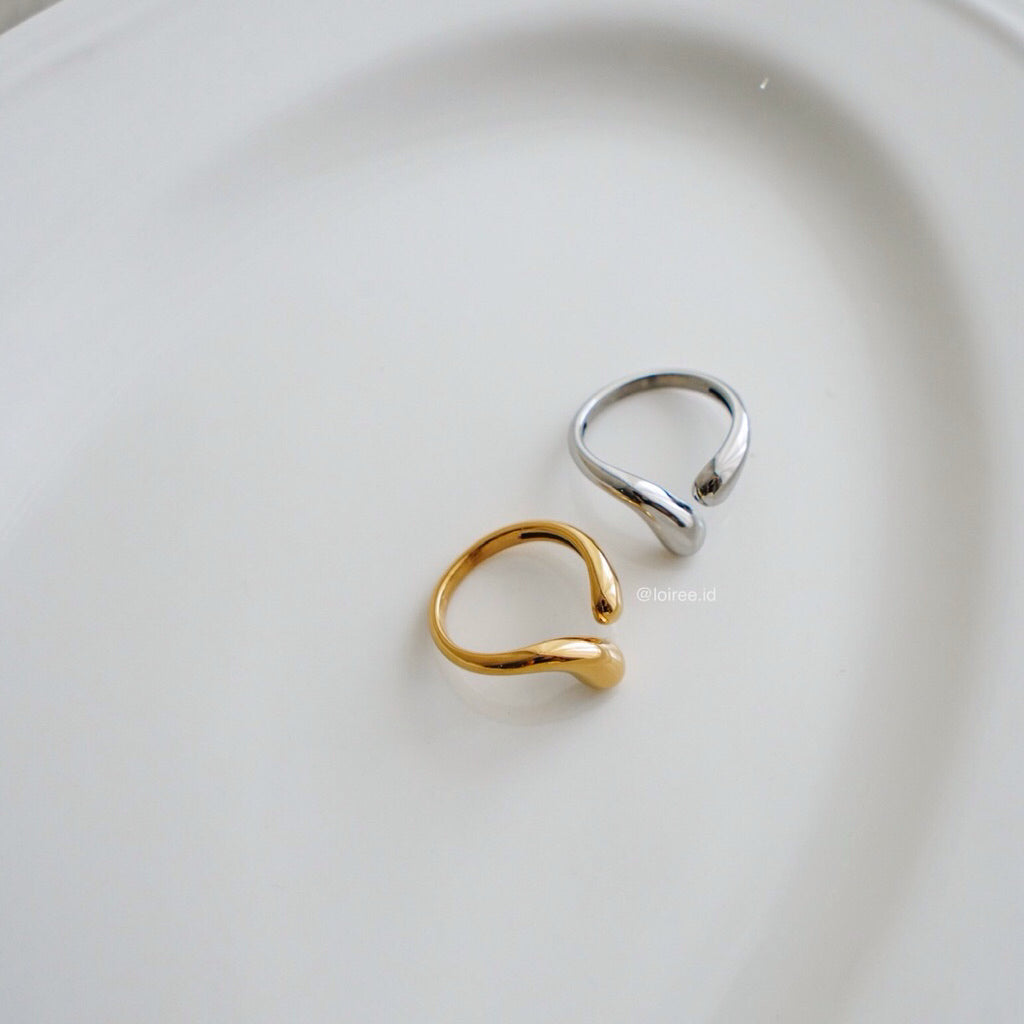 COAST Irregular Open Ring - Gold Plated