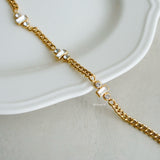 REAGAN Cuban Chain Necklace - 18K Gold Plated Stainless Steel