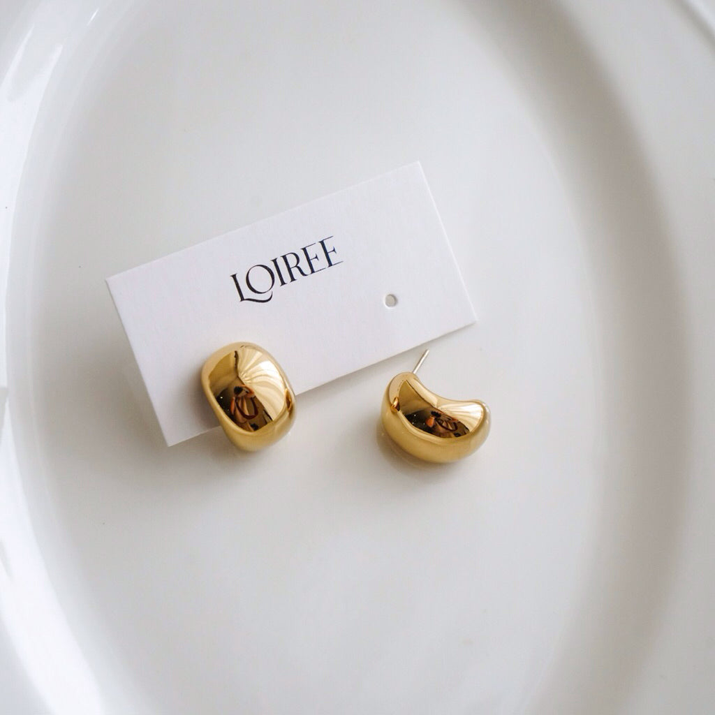 CHUB Chunky Earrings - Gold Plated