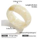 JIAN Vintage Resin Bangle Bracelet
