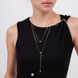 LOIREE - FINLEY Multi-Layer Necklace - Gold Plated Anti Karat Anti Alergi
