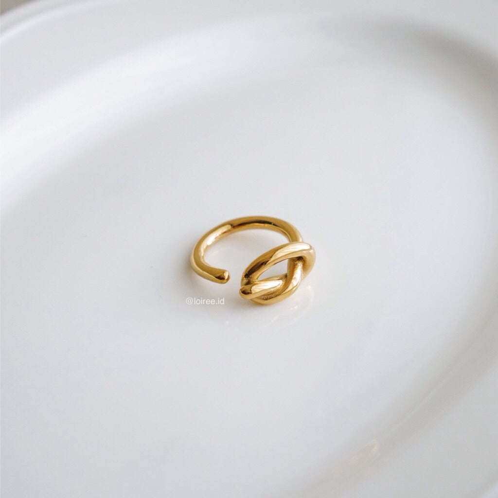KEETH Knotted Ring - Gold Plated