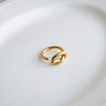 LOIREE - KEETH Knotted Ring - Gold Plated Anti Karat Anti Alergi