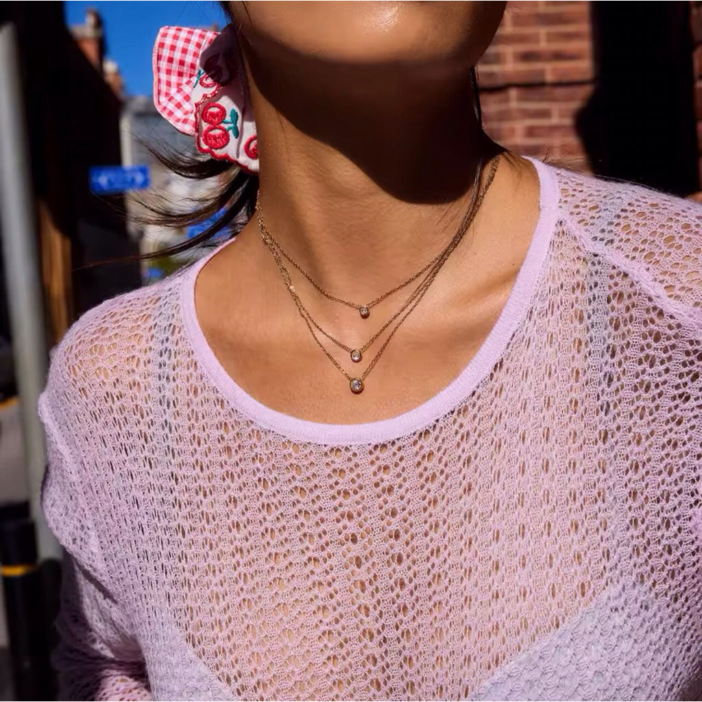 LOIREE - INDY Three-Layers Chain Necklace - Gold Plated
