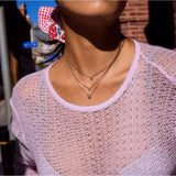 LOIREE - INDY Three-Layers Chain Necklace - Gold Plated