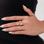 LOIREE - SHAIN Adjustable Ring - Gold Plated Anti Karat Anti Alergi