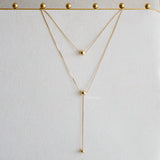 LOIREE - FINLEY Multi-Layer Necklace - Gold Plated Anti Karat Anti Alergi