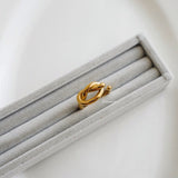 KEETH Knotted Ring - Gold Plated