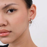RYAN Twister Hoop Earrings - Gold Plated