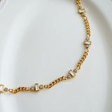 REAGAN Cuban Chain Necklace - 18K Gold Plated Stainless Steel