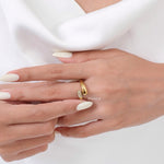 LOIREE - WALT Adjustable Ring - Gold Plated Anti Karat Anti Alergi
