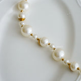 OPHELIA Pearl Necklace - 18K Gold Plated Stainless Steel