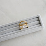 LOIREE - COHEN Stackable Rings - Gold Plated