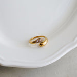 LOIREE - WALT Adjustable Ring - Gold Plated Anti Karat Anti Alergi