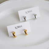 RYAN Twister Hoop Earrings - Gold Plated