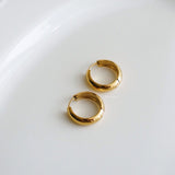 OLIVER Classic Hoop Earrings - Gold Plated