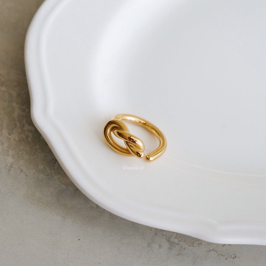 KEETH Knotted Ring - Gold Plated
