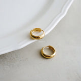 OLIVER Classic Hoop Earrings - Gold Plated