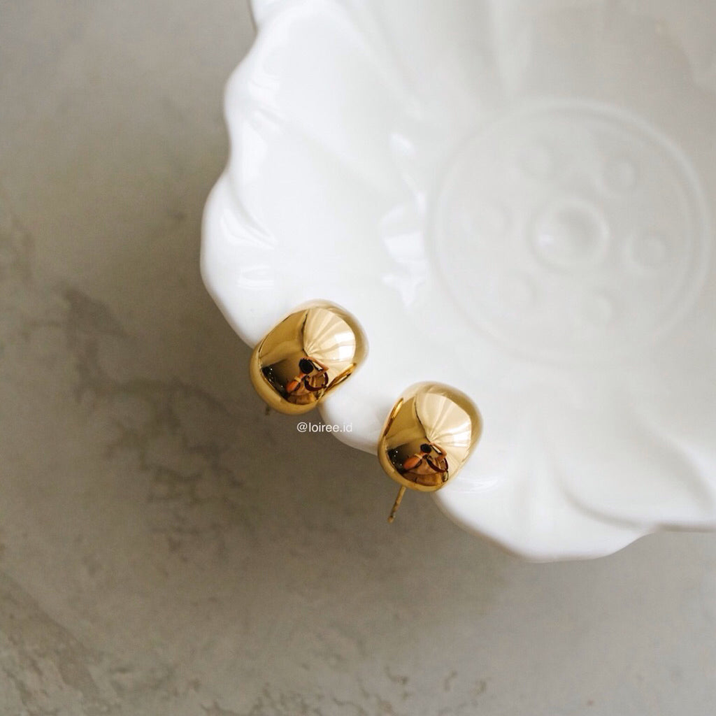 CHUB Chunky Earrings - Gold Plated