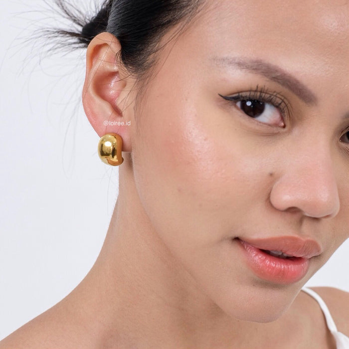 CHUB Chunky Earrings - Gold Plated