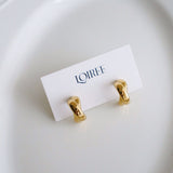 RYAN Twister Hoop Earrings - Gold Plated
