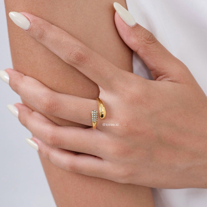 WALT Adjustable Ring - Gold Plated