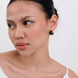 EIMEE Chunky Tiger Eye Earrings - 18K Gold Plated Stainless Steel