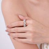 ZIVA Zirconia Paved Marquise Ring