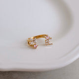 LOIREE - IONA Butterfly Open Ring - Gold Plated Stainless Steel