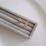 LOIREE - IONA Butterfly Open Ring - Gold Plated Stainless Steel