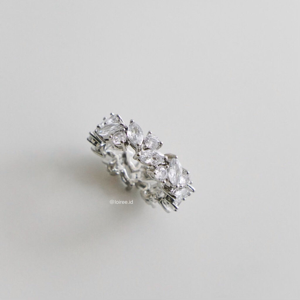 ZIVA Zirconia Paved Marquise Ring