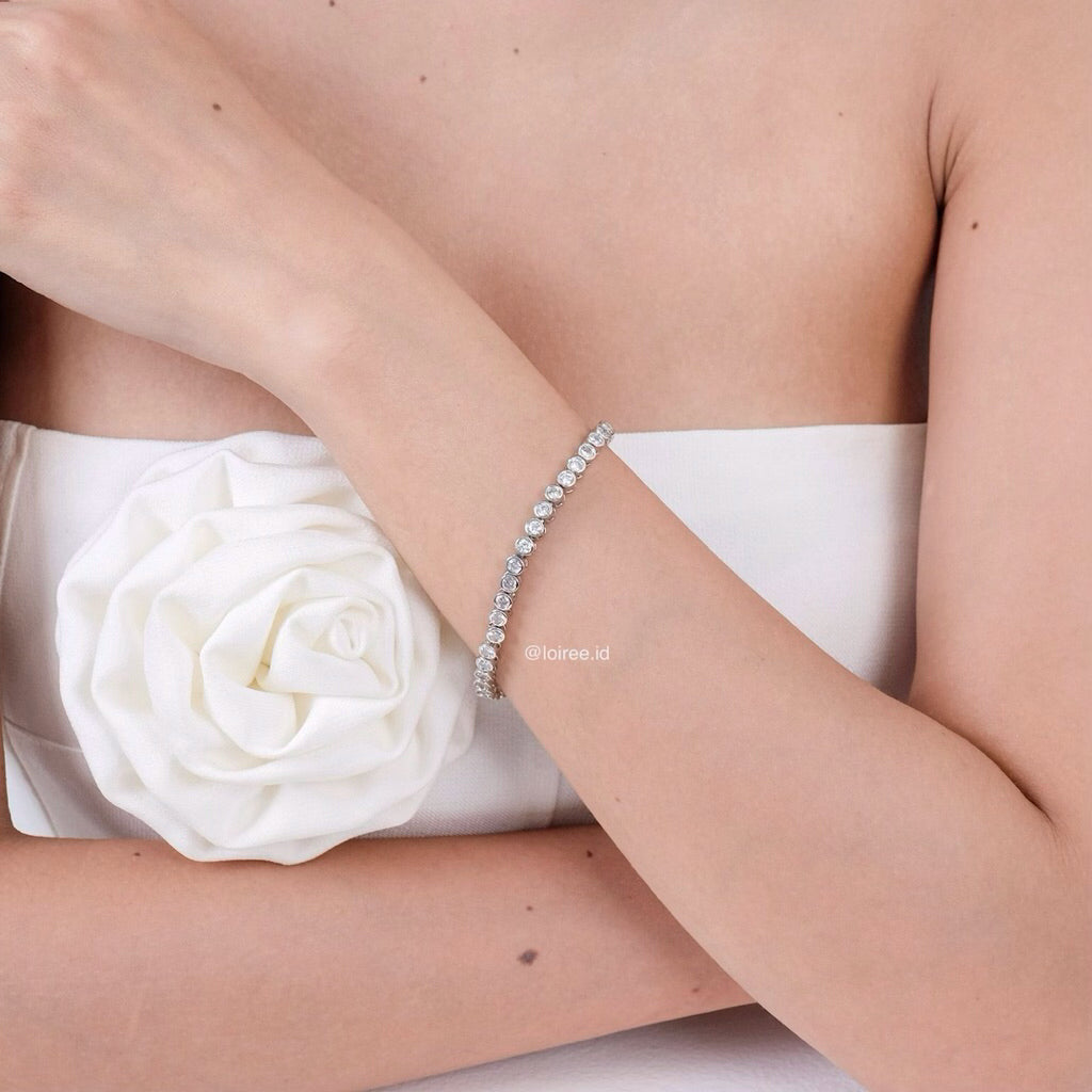 CONLEY Zirconia Round Tennis Bracelet