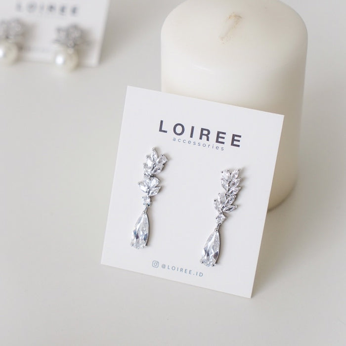 GIANNA Zirconia Dangle Earrings - Wedding