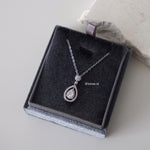 VANIA | Wedding Collection - Zirconia Chain Bridal Necklace - Kalung Wanita