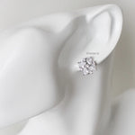 MILLIE | Wedding Collection - Zirconia Stud Bridal Earrings - Anting Wanita
